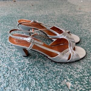 Elegant Silver Women's heels